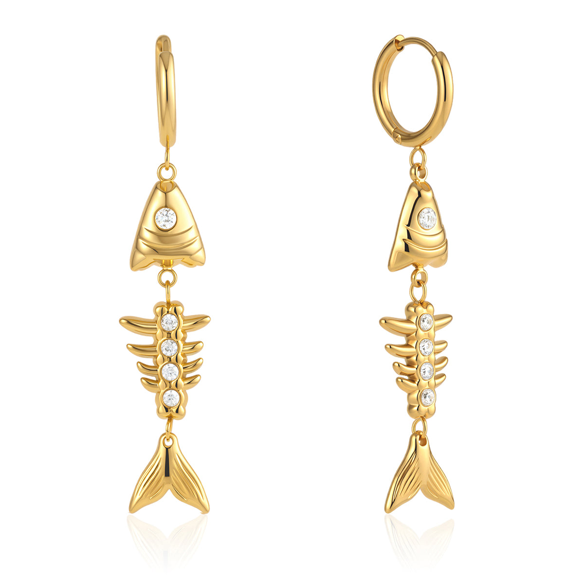 Fish Bone Earrings