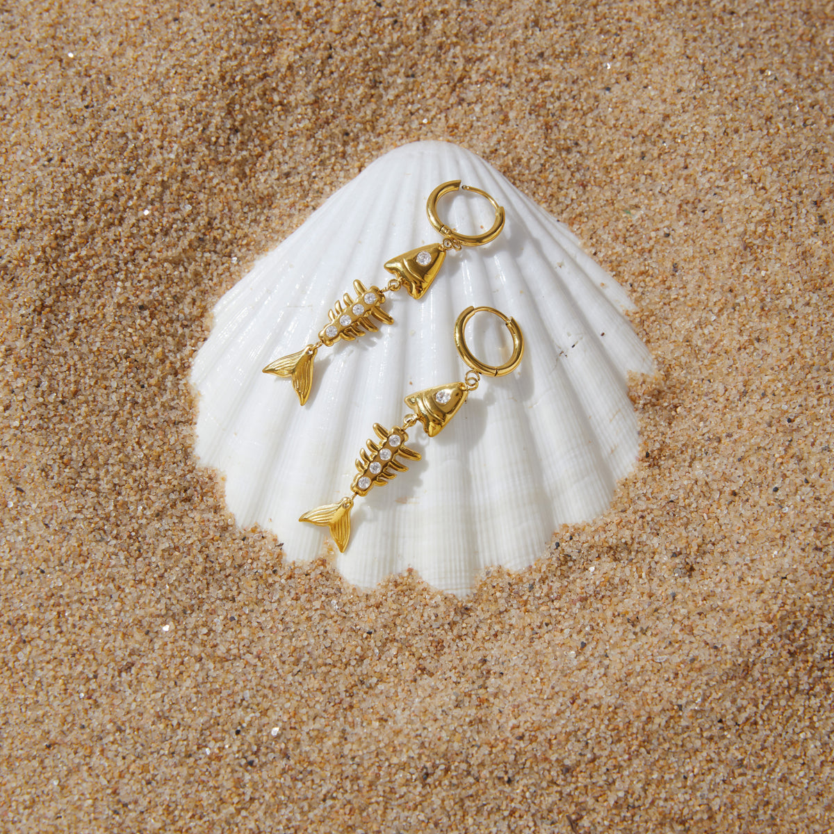 Fish Bone Earrings
